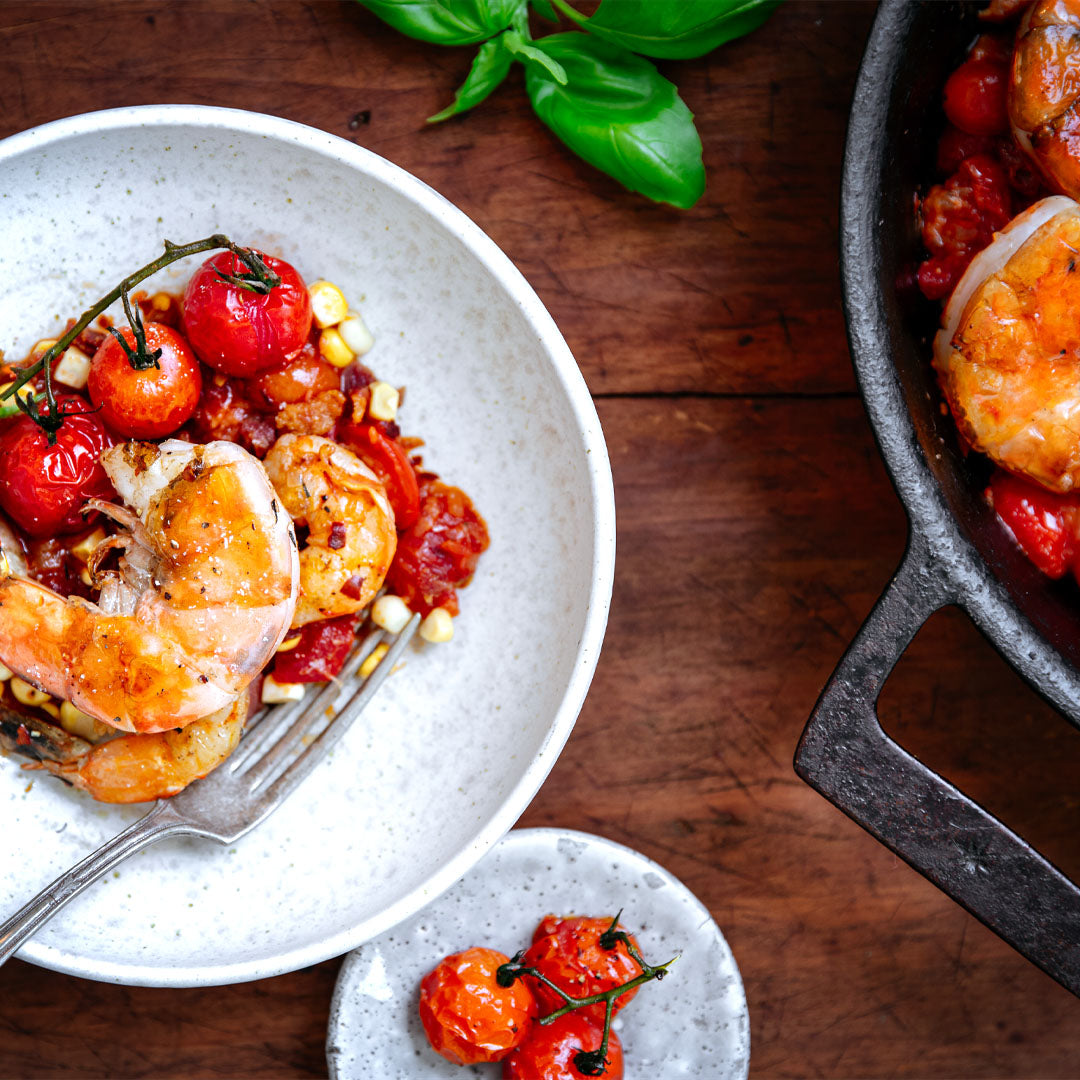 Shrimp and Cherry Tomato Fra Diavolo