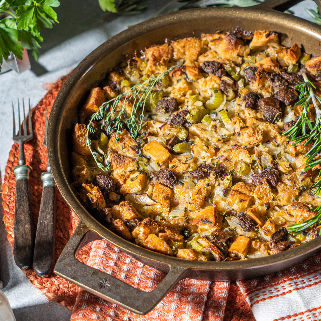 Thanksgiving Stuffing Skillet