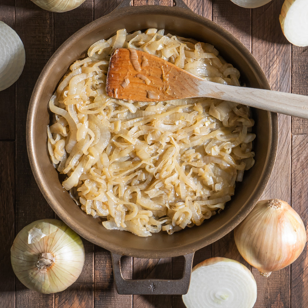 Caramelized Onions in Cast Iron