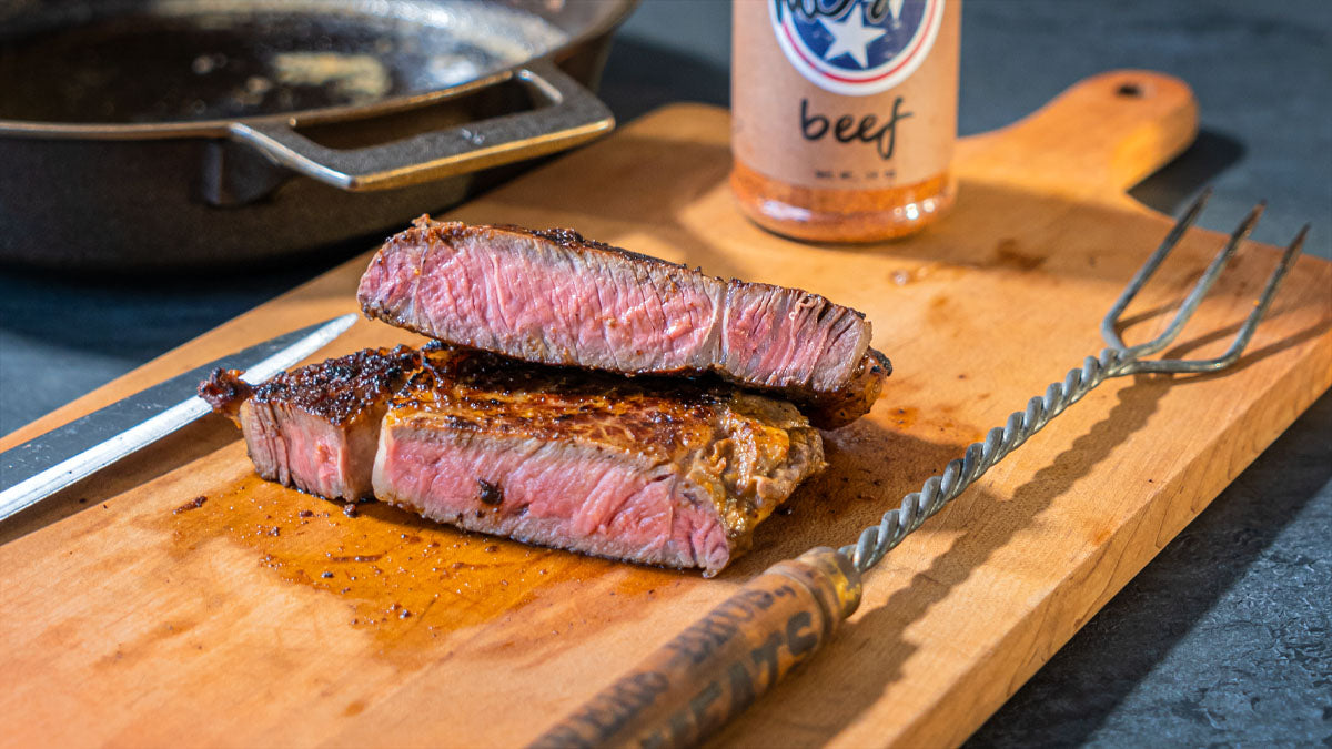 Mayo Seared Ribeye Steak