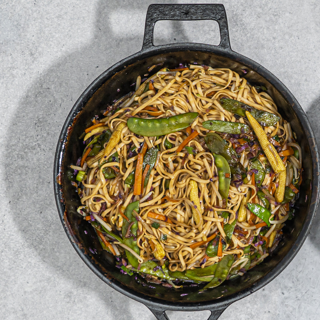 Pulled Pork Lo Mein