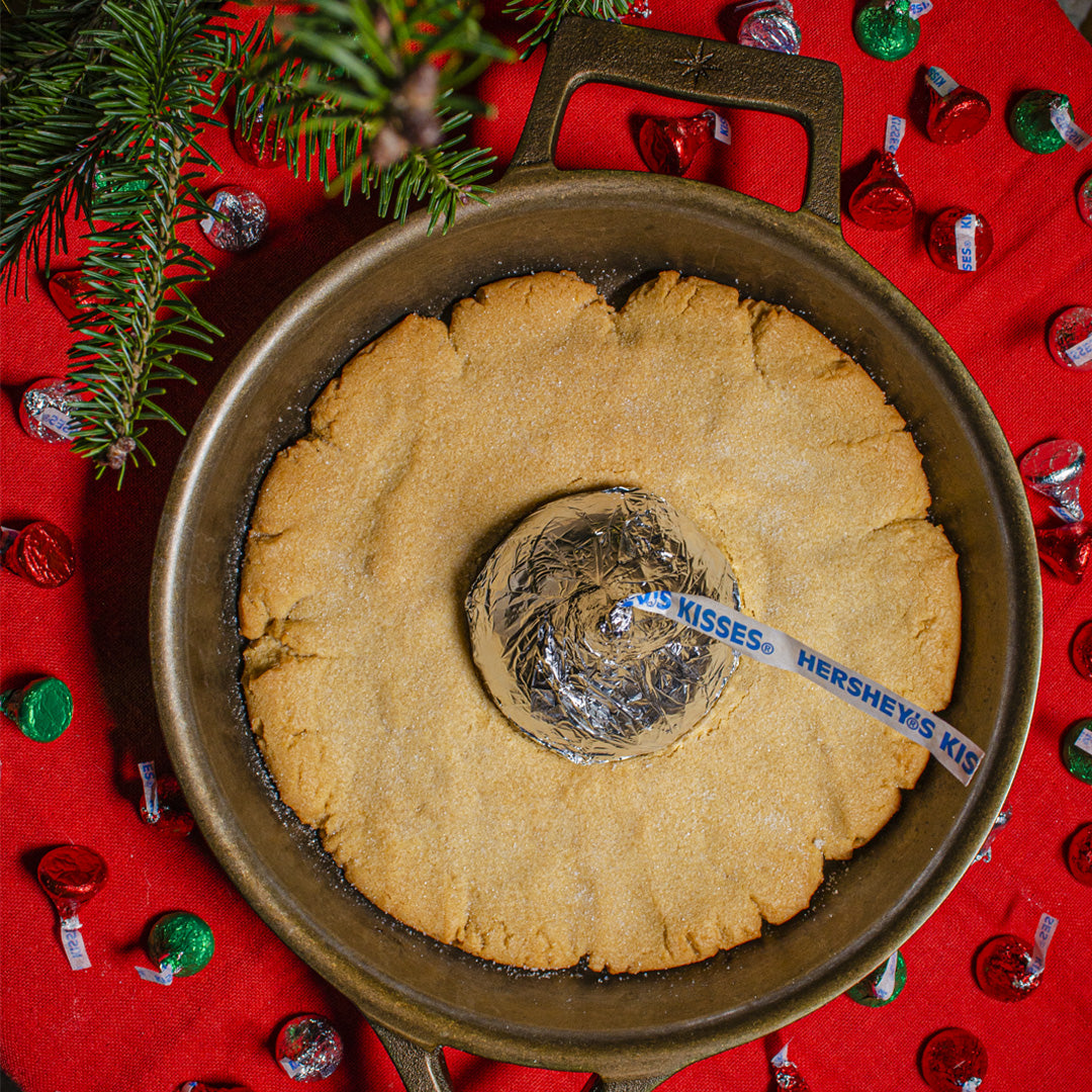 Peanut Butter Blossom Skillet Cookie