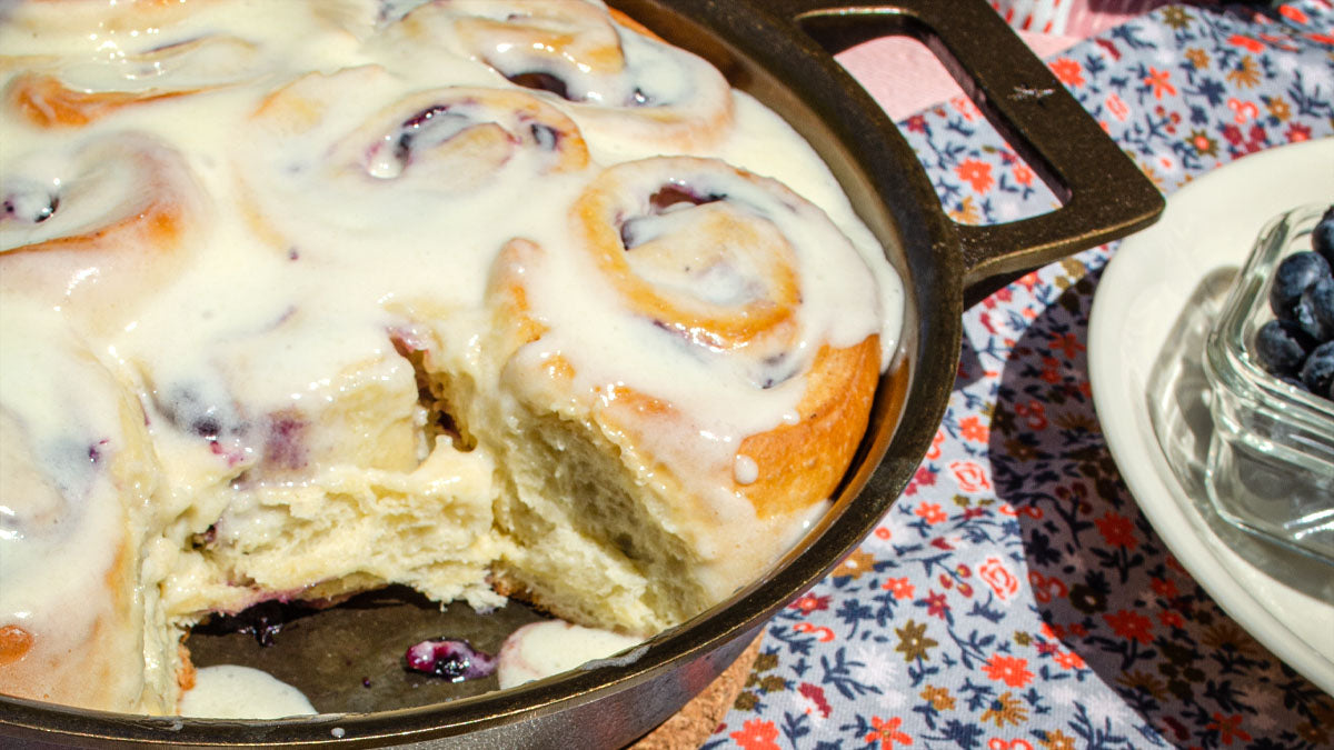 Lemon Blueberry Cheesecake Sweet Rolls