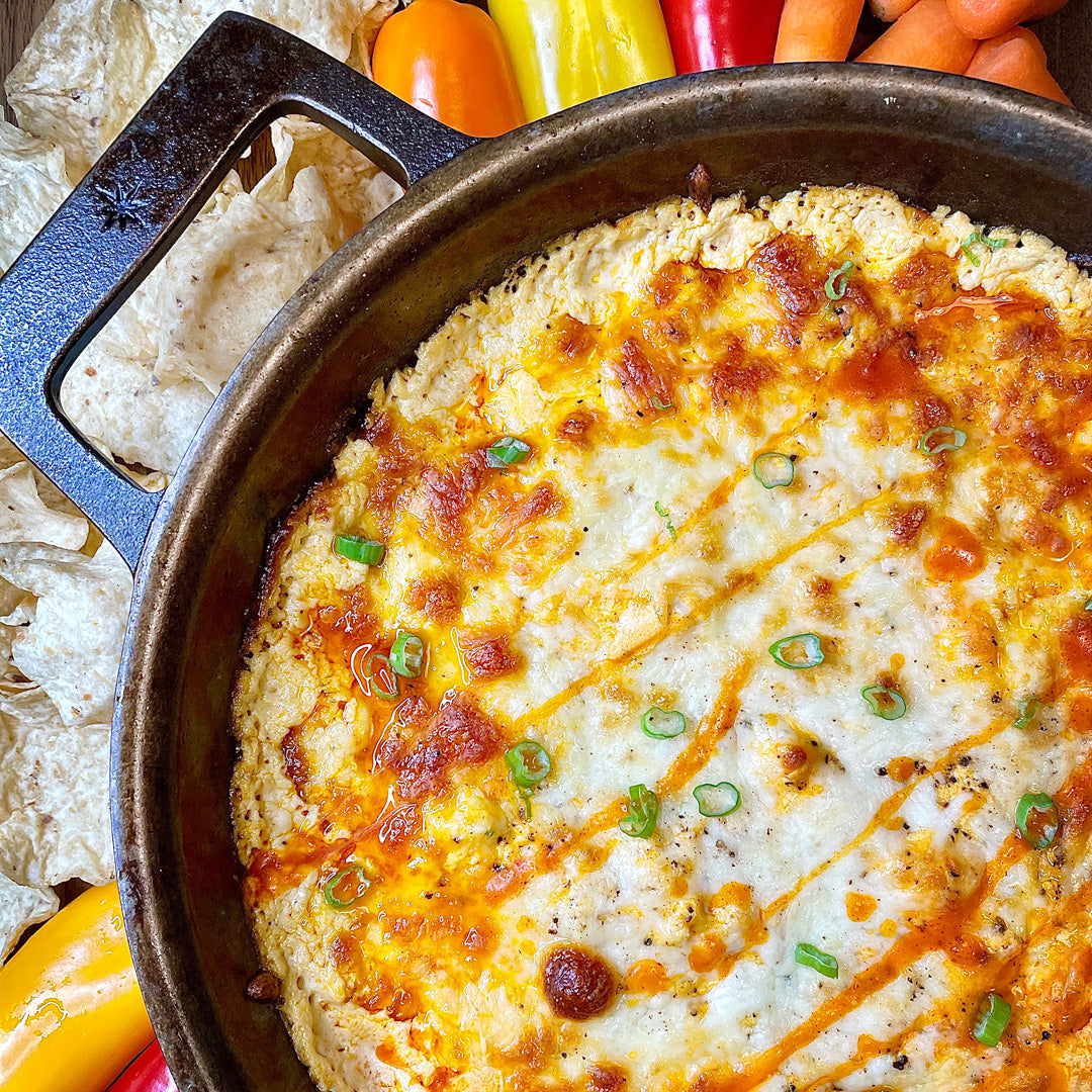 Skillet Buffalo Chicken Dip