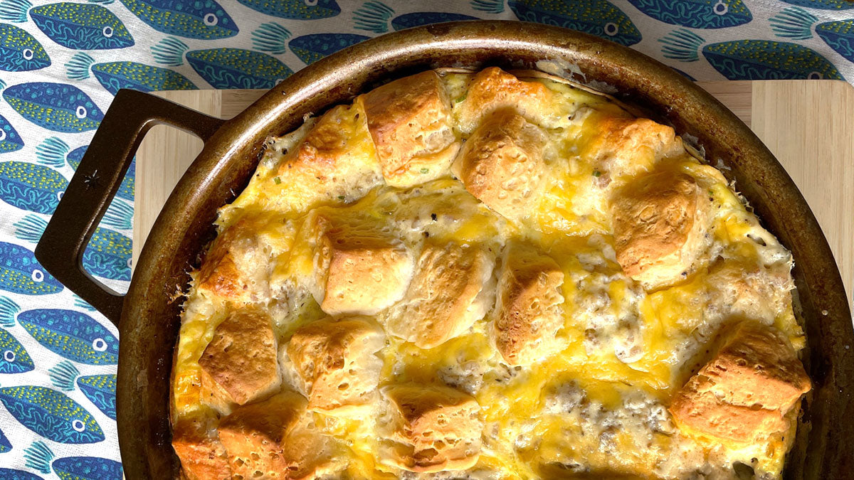 Biscuits & Gravy Casserole