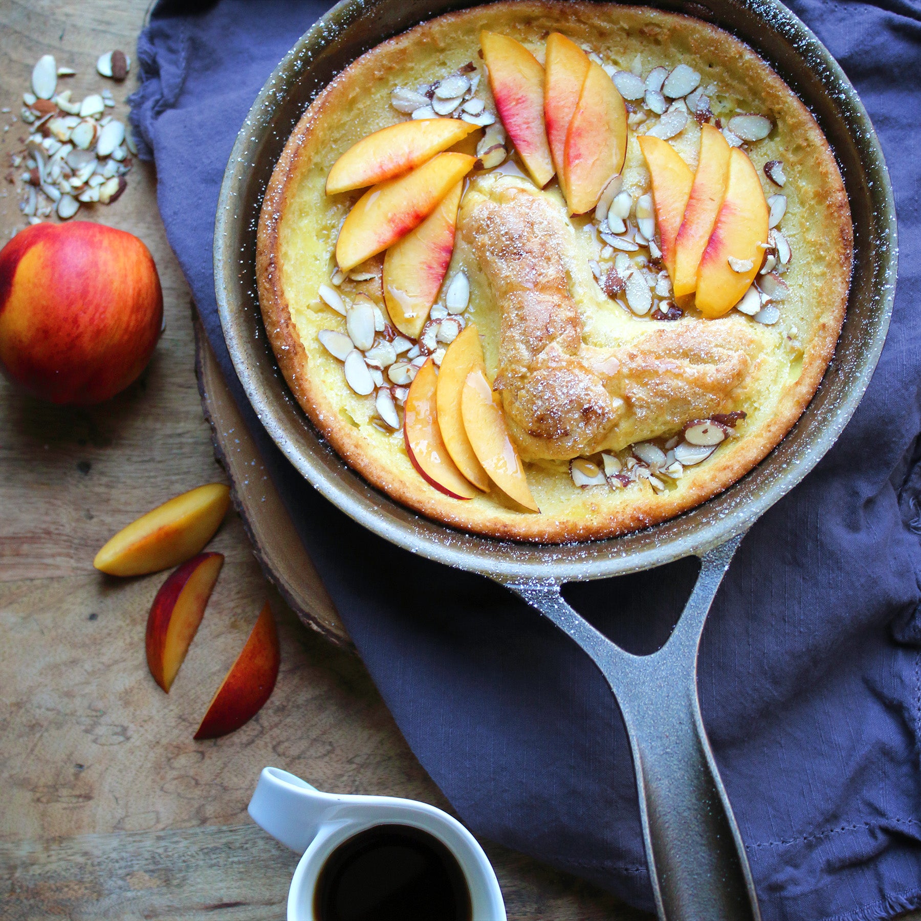 Peach Dutch Baby