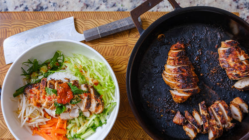 Cast Iron Lemongrass Chicken Bowl