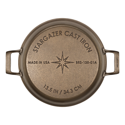13.5-Inch Cast Iron Braiser