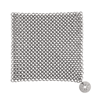Chainmail Grill Scrubber For Grill, Chain Mail Scrubber Cast
