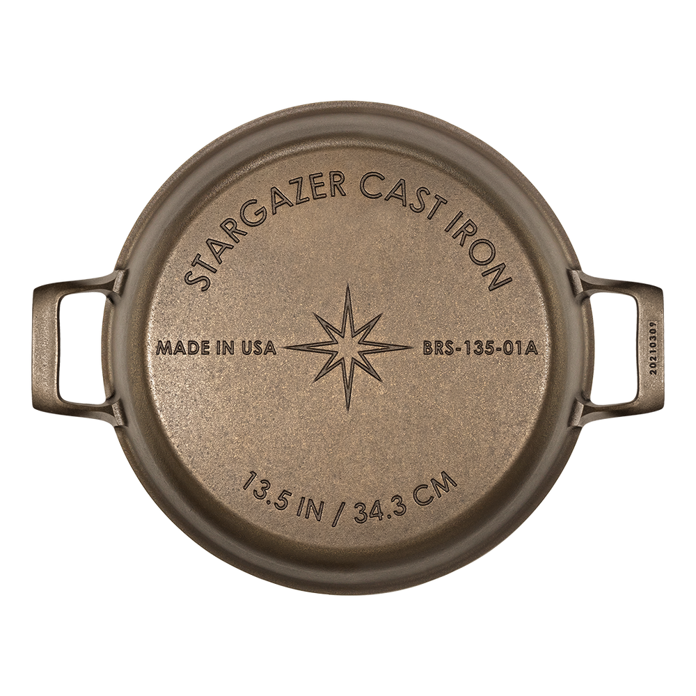 13.5Inch Cast Iron Braiser Stargazer