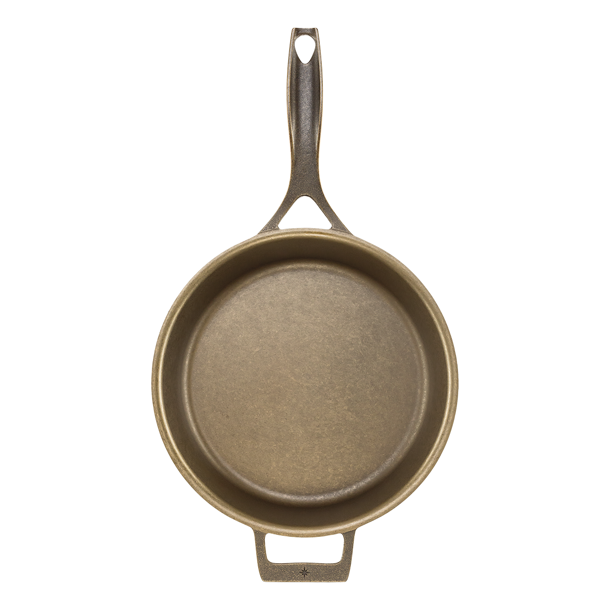12-inch cast iron skillet featuring a stay-cool handle and even heat distribution.